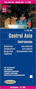 Landkarte Zentralasien/Central Asia (1:1.700.000): Usbekistan, Kirgisistan, Turkmenistan und Tadschikistan  9783831773671