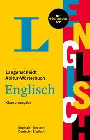 Langenscheidt Abitur-Wörterbuch Englisch Klausurausgabe  9783125143814