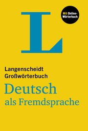 Langenscheidt Großwörterbuch Deutsch als Fremdsprache  9783125146051