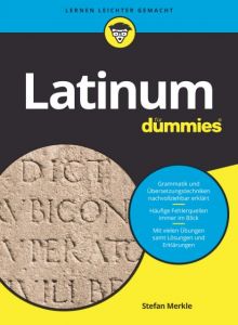 Latinum für Dummies Merkle, Stefan 9783527711185