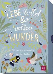 Lebe wild und voller Wunder - 50 Inspirationskarten aus der Natur Emily Claire Völker 4036442010037