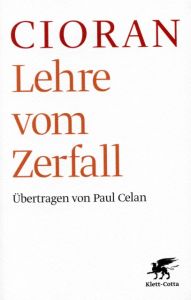 Lehre vom Zerfall Cioran, Emile M 9783608938890