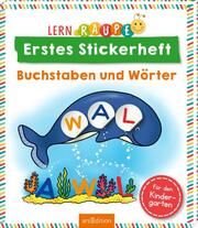 Lernraupe - Erstes Stickerheft - Buchstaben und Wörter Corina Beurenmeister 9783845851600