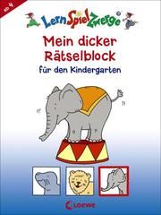 LernSpielZwerge - Mein dicker Rätselblock für den Kindergarten Angelika Penner 9783785587317