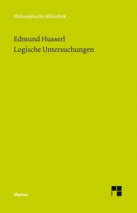 Logische Untersuchungen Husserl, Edmund 9783787319442