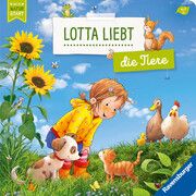 Lotta liebt die Tiere - Sach-Bilderbuch über Tiere ab 2 Jahre, Kinderbuch ab 2 Jahre, Sachwissen, Pappbilderbuch Grimm, Sandra 9783473420575