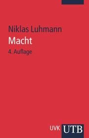 Macht Luhmann, Niklas 9783825237141