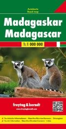 Madagaskar, Autokarte 1:1.000.000 Freytag-Berndt und Artaria KG 9783707914139