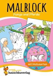 Malbuch ab 4 Jahre für Junge und Mädchen - Pferde Gisela Specht 9783881006040