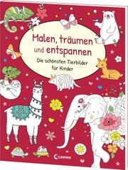 Malen, träumen und entspannen - Die schönsten Tierbilder für Kinder Loewe Kreativ 9783743216952