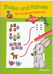 Malen und Rätseln für Kindergartenkinder - Jahreszeiten Nadja Schwendemann 9783788641313