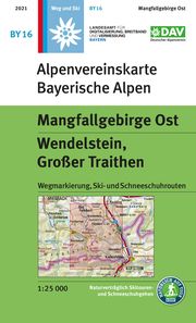Mangfallgebirge Ost, Wendelstein, Großer Traithen Deutscher Alpenverein e V/Landesamt für Digitalisierung Breitband und  9783948256104