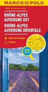 MARCO POLO Regionalkarte Rhône-Alpes, Auvergne Ost 1:300.000  9783829738002