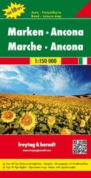 Marken - Ancona, Autokarte 1:150.000, Top 10 Tips Freytag-Berndt und Artaria KG 9783707914870