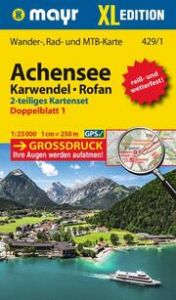 Mayr Wanderkarte Achensee, Karwendel, Rofan XL (2-Karten-Set) 1:25.000  9783991216612