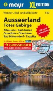 Mayr Wanderkarte Ausseerland, Totes Gebirge XL 1:25.000  9783991216643