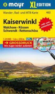 Mayr Wanderkarte Kaiserwinkl XL 1:25.000  9783991216636