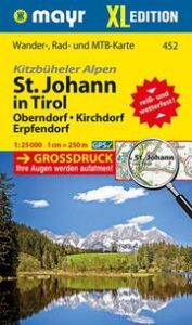 Mayr Wanderkarte Kitzbüheler Alpen, St. Johann in Tirol XL, Oberndorf, Kirchdorf, Erpfendorf 1:25.000  9783850266192
