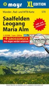 Mayr Wanderkarte Saalfelden - Leogang - Maria Alm XL 1:25.000  9783991216667