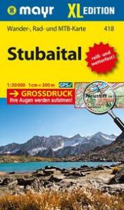 Mayr Wanderkarte Stubaital XL 1:30.000  9783990446980