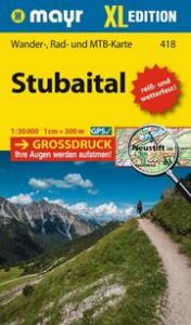 Mayr Wanderkarte Stubaital XL 1:30.000  9783991218005