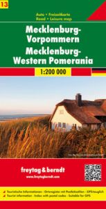 Mecklenburg-Vorpommern, Autokarte 1:200.000 Freytag-Berndt und Artaria KG 9783707901719