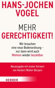 Mehr Gerechtigkeit! Vogel, Hans-Jochen 9783451072338