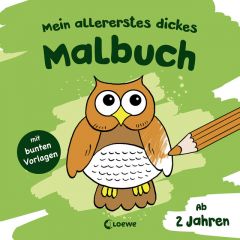 Mein allererstes dickes Malbuch - Eule Angelika Penner/Antje Flad 9783785588307