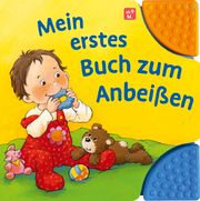 Mein erstes Buch zum Anbeißen: Pappbilderbuch mit bunten Beißecken für Kinder ab 6 Monaten Schwarz, Regina 9783473421442