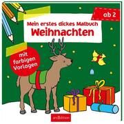 Mein erstes dickes Malbuch ab 2 - Weihnachten  9783845837222