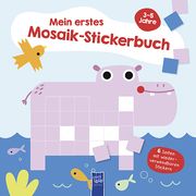 Mein erstes Mosaik-Stickerbuch 3-5 Jahre (Cover Nilpferd)  9789464764154