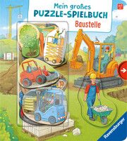 Mein großes Puzzle-Spielbuch: Baustelle Jakobs, Emilie 9783473418602