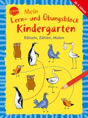 Mein Lern- und Übungsblock Kindergarten. Rätseln, Zählen, Malen Seeberg, Helen 9783401716343