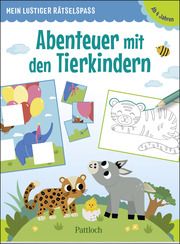 Mein lustiger Rätselspaß - Abenteuer mit den Tierkindern Pattloch Verlag 9783629013019