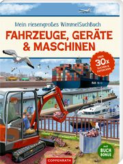 Mein riesengroßes WimmelSuchBuch: Fahrzeuge, Geräte & Maschinen Antje Flad 9783649648093