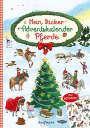 Mein Sticker-Adventskalender - Pferde Gerigk, Julia 9783780609946