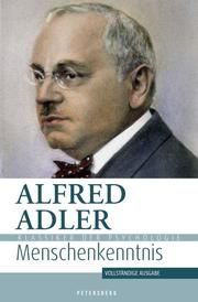 Menschenkenntnis Adler, Alfred 9783755300052