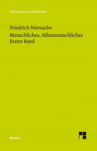 Menschliches, Allzumenschliches 1 Nietzsche, Friedrich 9783787324224