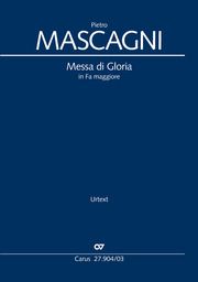 Messa di Gloria (Klavierauszug) Mascagni, Pietro 9790007341749