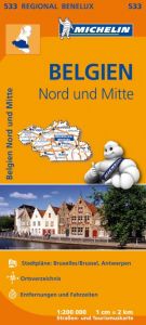 Michelin Belgien Nord und Mitte  9782067228436