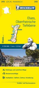 Michelin Elsass Oberrheinische Tiefebene/Haut-Rhin, Bas-Rhin, Territoire de Belfort  9782067210196