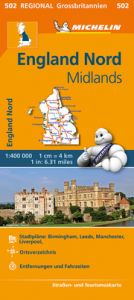 Michelin England Nord, Midlands  9782067228382