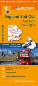 Michelin England Süd-Ost, Midlands, East Anglia MICHELIN 9782067228405