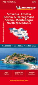 Michelin Slovenia, Croatia, Bosnia and Herzegovina, Serbia, Montenegro, North Macedonia/Slovenie, Croatie, Bosnie-Herzegovine, Serbie, Montenegro, Ex. Rep. Youg. de Macedoine  9782067171947