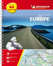 Michelin Straßenatlas Europa mit Spiralbindung  9782067173682