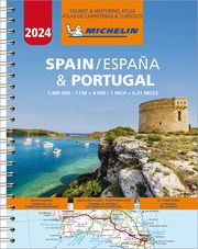 Michelin Straßenatlas Spanien & Portugal mit Spiralbindung 2024 - Spain/España & Portugal, Tourist & Motoring Atlas/Atlas de Carreteras & Turistico  9782067261525