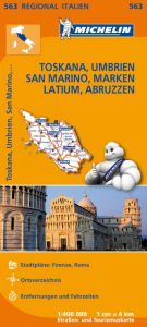 Michelin Toskana, Umbrien, San Marino, Marken, Latium, Abruzzen  9782067228474