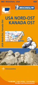 Michelin USA Nord-Ost, Kanada Ost/Northeastern USA, Eastern Canada  9782067184619