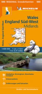 Michelin Wales, England Süd-West, Midlands MICHELIN 9782067228399