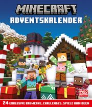 Minecraft Adventskalender. 24 exklusive Bauwerke, Challenges, Spiele und Ideen Mojang AB 9783505152009